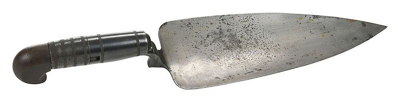 Appraisal: U S Infantry Trowel Bayonet Model Springfield arsenal tip blade