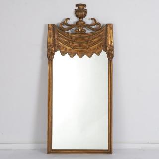 Appraisal: Grosfeld House Hollywood Regency gilt wood mirror Grosfeld House Hollywood