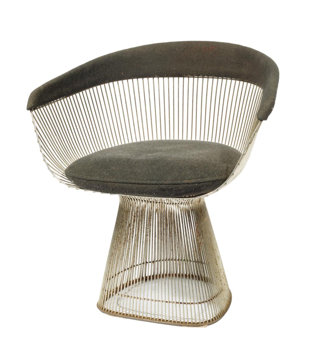 Appraisal: Warren Platner for Knoll Armchair c Knoll Associates label h