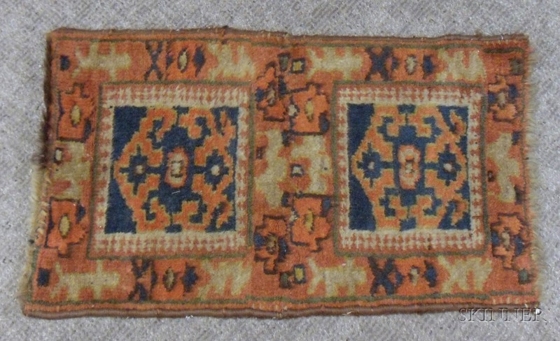 Appraisal: Pair of East Anatolian Bagfaces th century sewn together ft