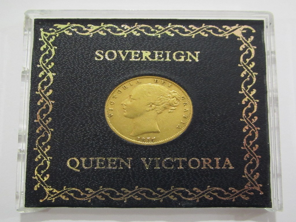 Appraisal: Young Queen Victoria head sovereign dated