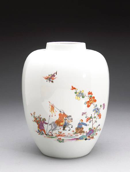 Appraisal: A Meissen porcelain vase circa Decorated in the kakiemon pallet