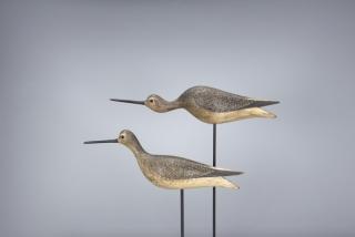 Appraisal: Hollow Yellowlegs Pair Mark S McNair b Hollow Yellowlegs Pair