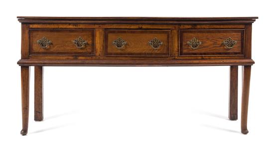 Appraisal: Sale Lot A Welsh Oak Sideboard th century having a