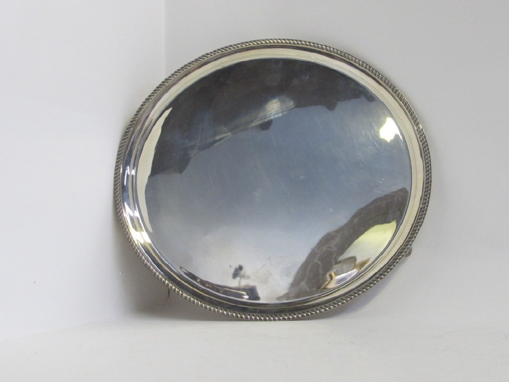 Appraisal: Silver salver Birmingham