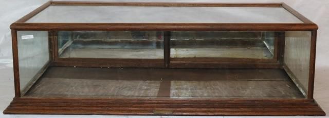 Appraisal: LATE TH CENTURY OAK COUNTRY STORE TABLETOPDISPLAY CASE BY BLANCHARD