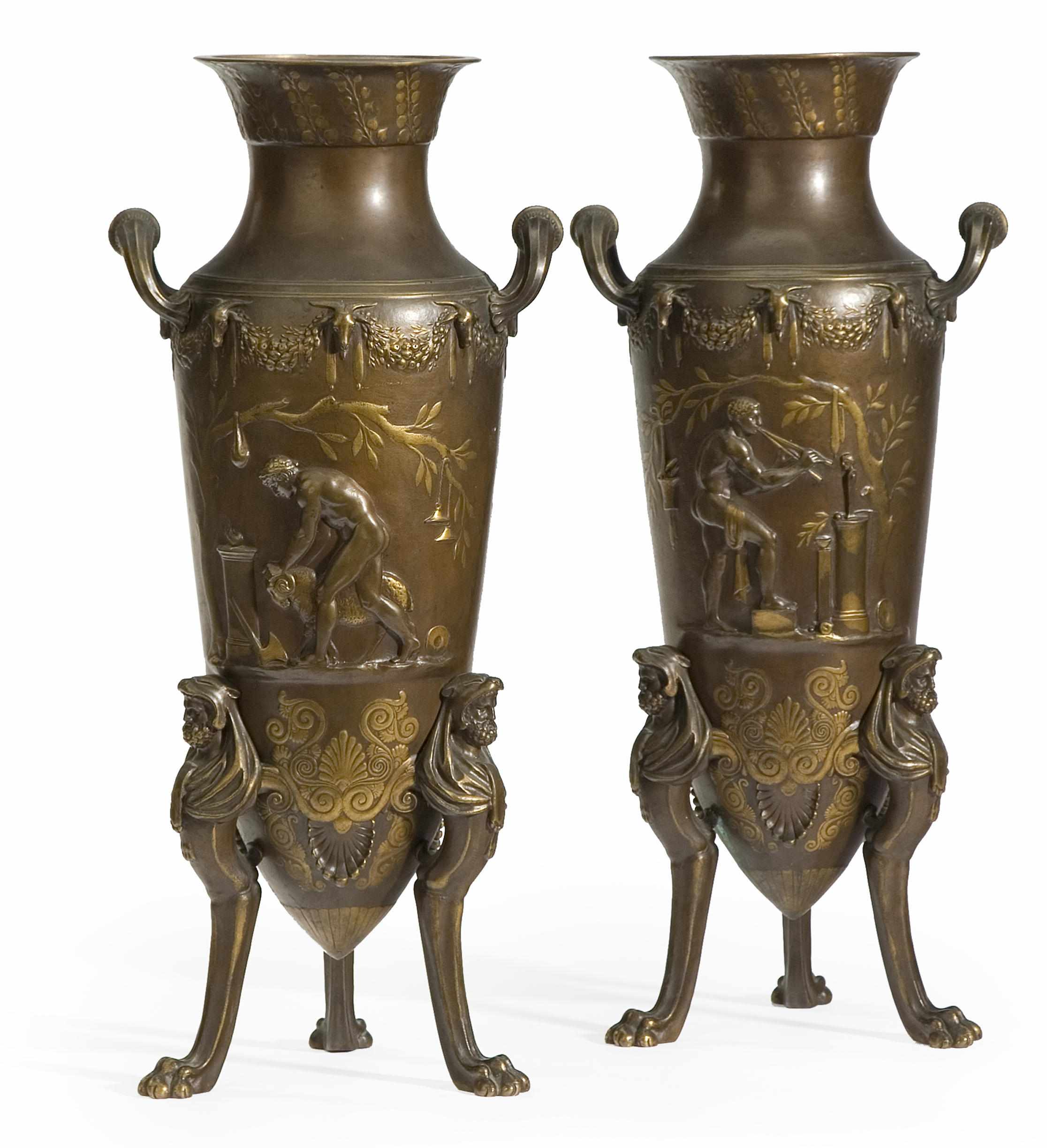 Appraisal: Property of another owner A pair of French gilt and