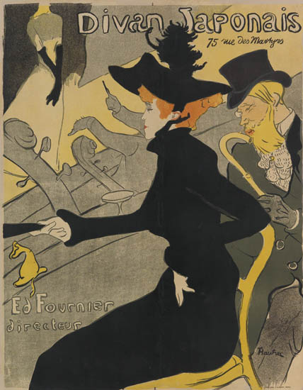 Appraisal: HENRI DE TOULOUSE-LAUTREC - DIVAN JAPONAIS x inches x cm