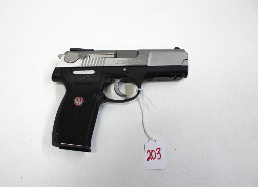 Appraisal: RUGER MODEL P DOUBLE ACTION SEMI AUTOMATIC PISTOL ACP caliber