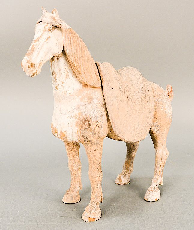 Appraisal: Tang horse with removable saddle being sold with Oxford Thermoluminescence