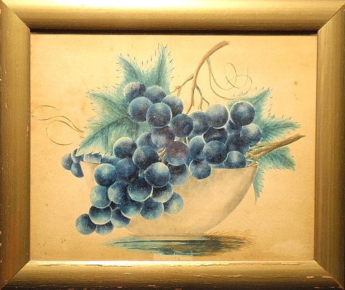 Appraisal: - Early th c watercolor still life painting of a