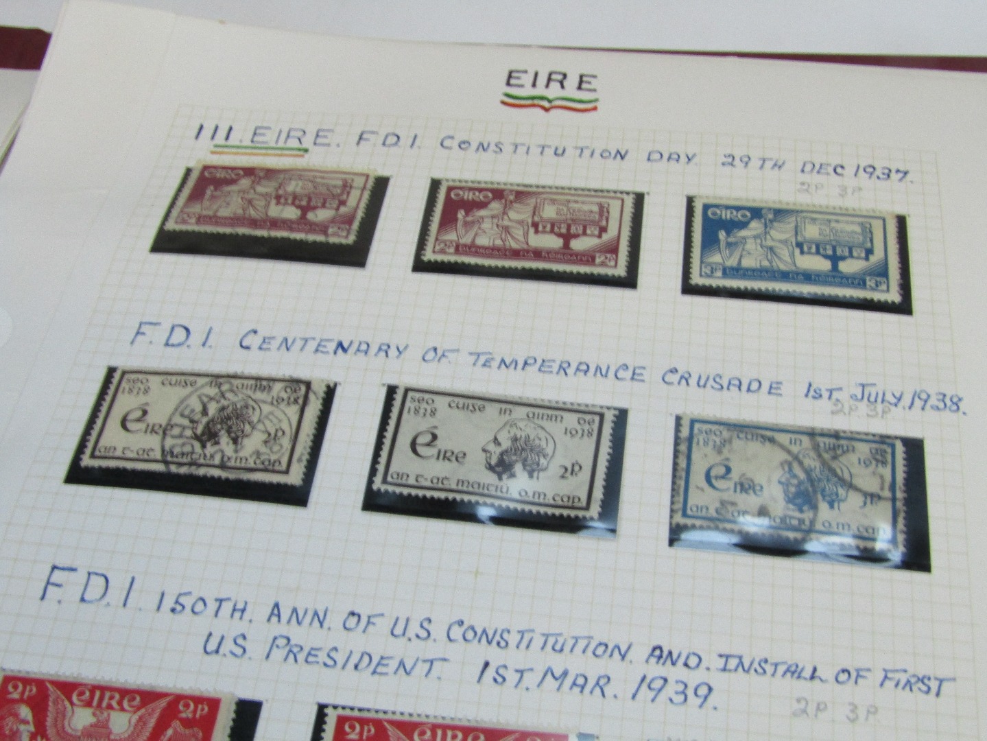 Appraisal: Eire stamps a significant accumulation of Irish stamps QV -