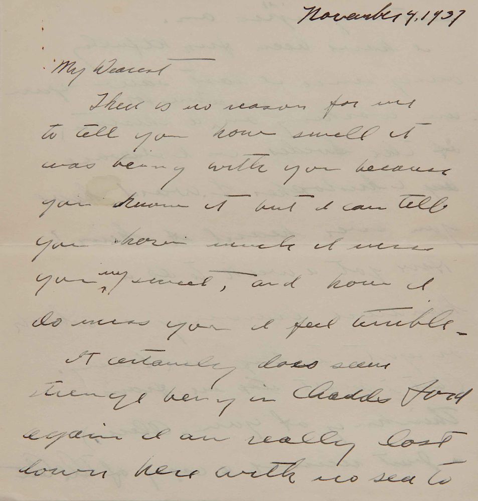 Appraisal: Letter from ANDREW WYETH American - to Alice Moore Letter