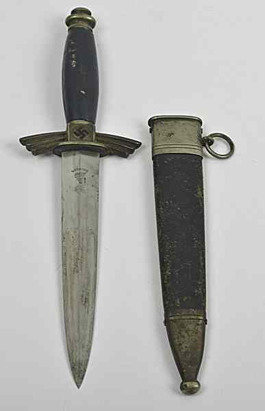 Appraisal: German WWII NFSK Dagger This DLV NSFK dagger has a