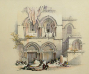 Appraisal: After David Roberts - - Rug Merchants hand-coloured lithograph published