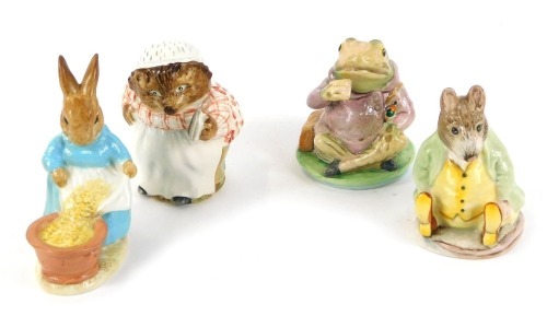 Appraisal: Three Beswick Beatrix potter figures comprising Mrs Tiggy-Winkle of Cecily