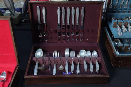 Appraisal: SET OF STERLING SILVER FLATWARE State House Formality pattern Eight