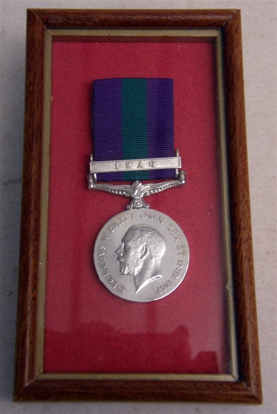 Appraisal: General Service medal Iraq - Sepay Muhammed Yusaf - balleoh