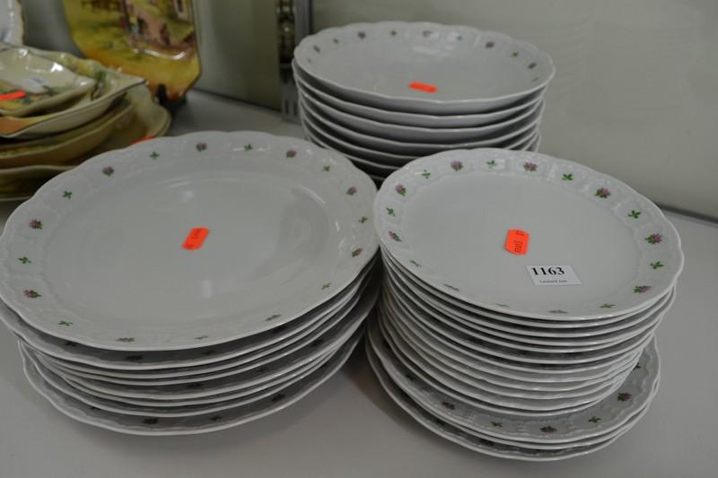 Appraisal: A SUISSE LANGENTHAL DINNER SERVICE FOR EIGHT