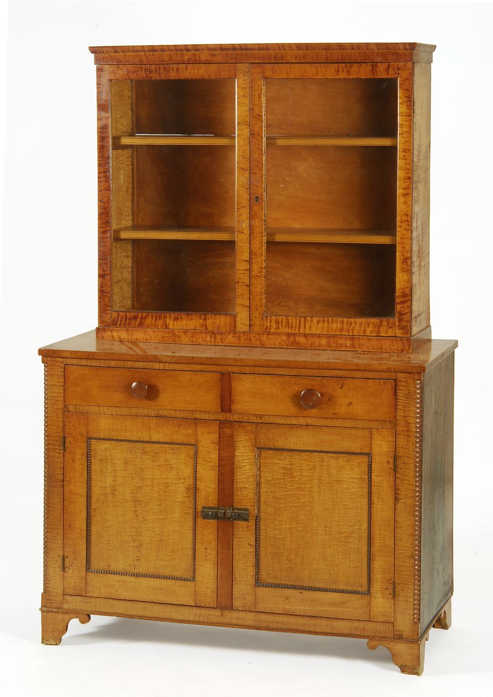 Appraisal: MADE-UP CUPBOARD American First Half of the th CenturyIn tiger