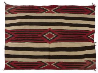 Appraisal: A Navajo Third Phase chief's Early th century handwoven of