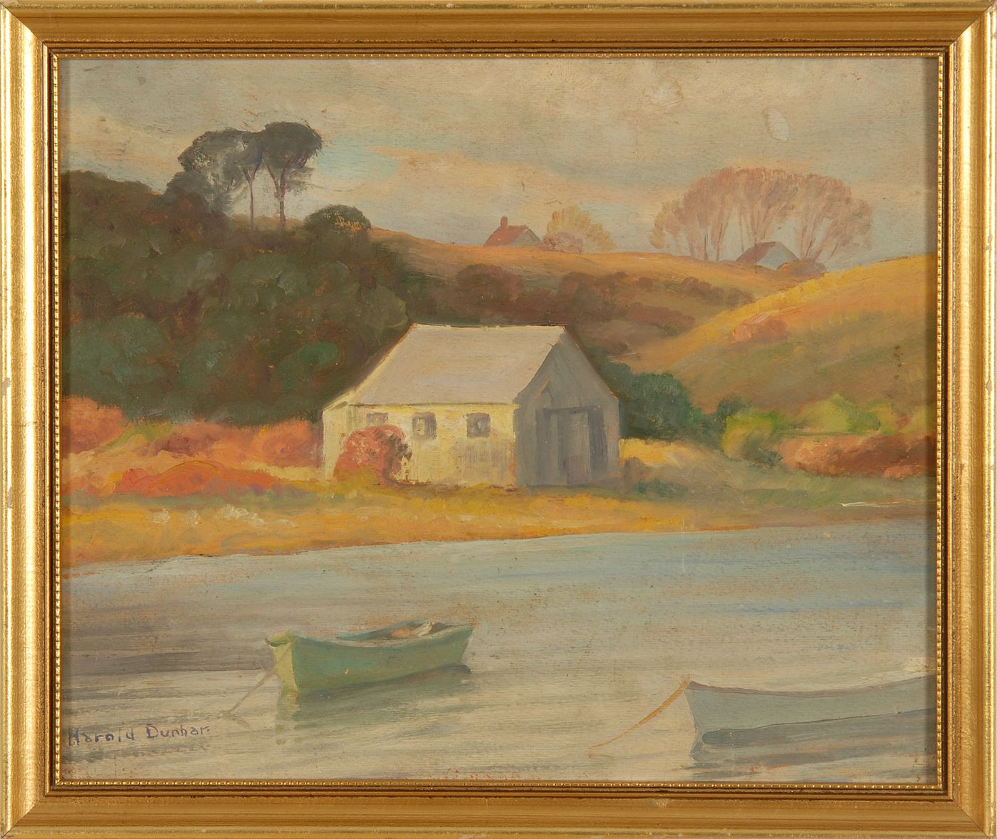 Appraisal: HAROLD C DUNBARAmerican - Chatham view likely Mill Pond Signed