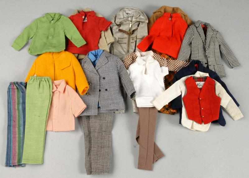 Appraisal: Lot of Classic Ken Doll Clothing Description Includes complete Sears