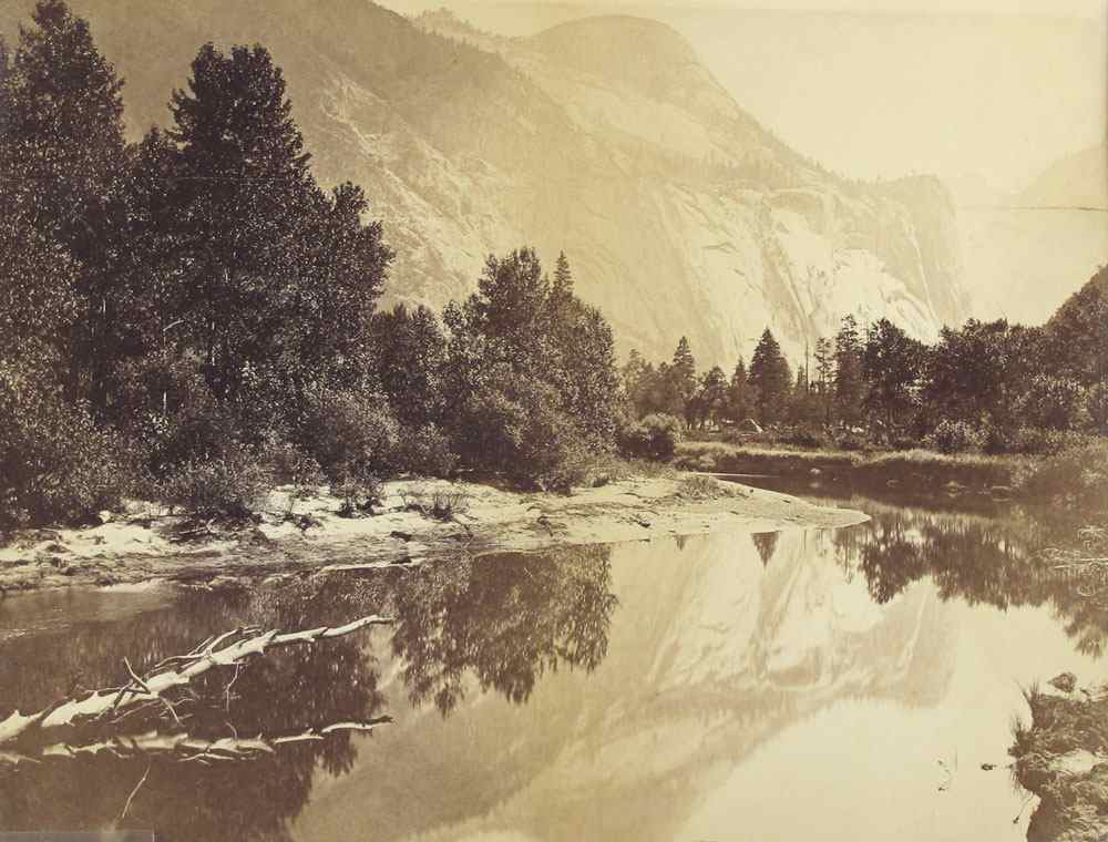 Appraisal: WATKINS Carleton E American - Large format albumen print of