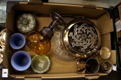 Appraisal: A collection of Items to include Metalware including Silver plated