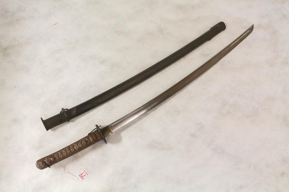 Appraisal: WORLD WAR TWO TYPE JAPANESE NCO SAMURAI SWORD KATANA slight