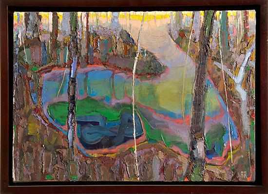 Appraisal: Brian Rutenberg South Carolina b STUDY FOR POOL oil on