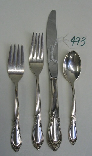 Appraisal: AN INTERNATIONAL STERLING SILVER FLATWARE SET pieces in the Rhapsody