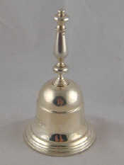 Appraisal: A silver table bell London