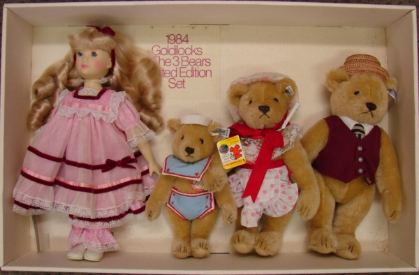 Appraisal: Suzanne Gibson Goldilocks The Three Bears Limited Edition Set in