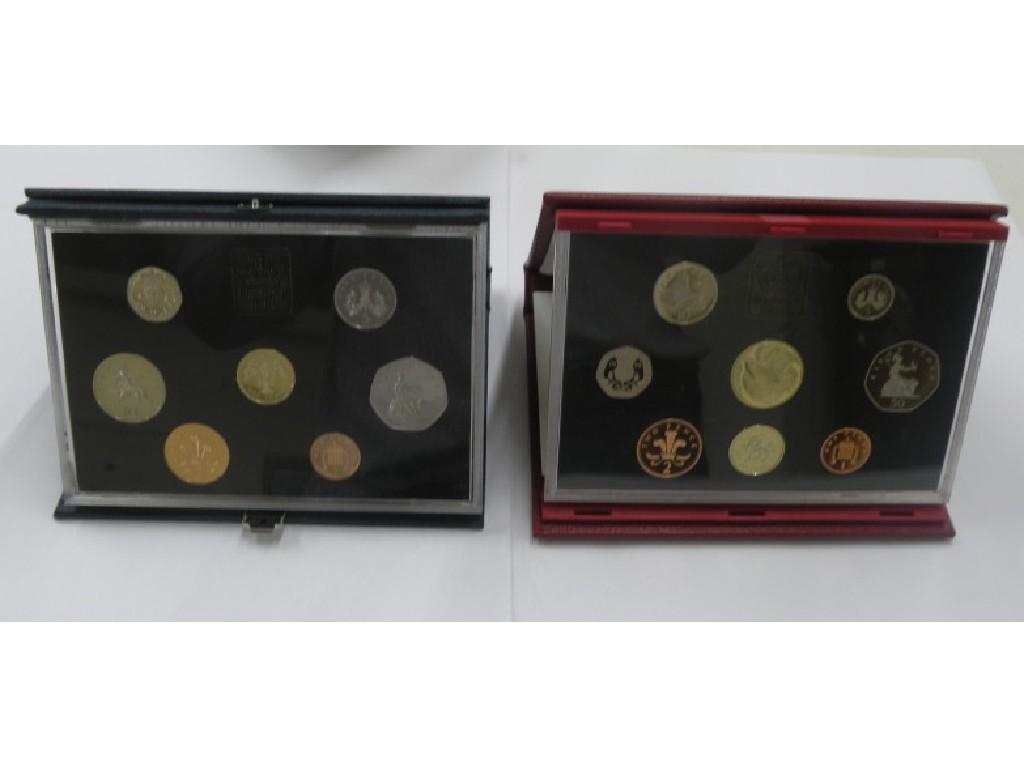 Appraisal: A proof coin collection and a proof coin collection