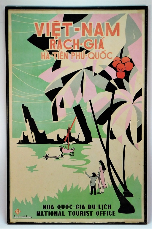 Appraisal: NGUYEN MINH HOANG RACH GIA VIETNAM TRAVEL POSTER VietnamMid th