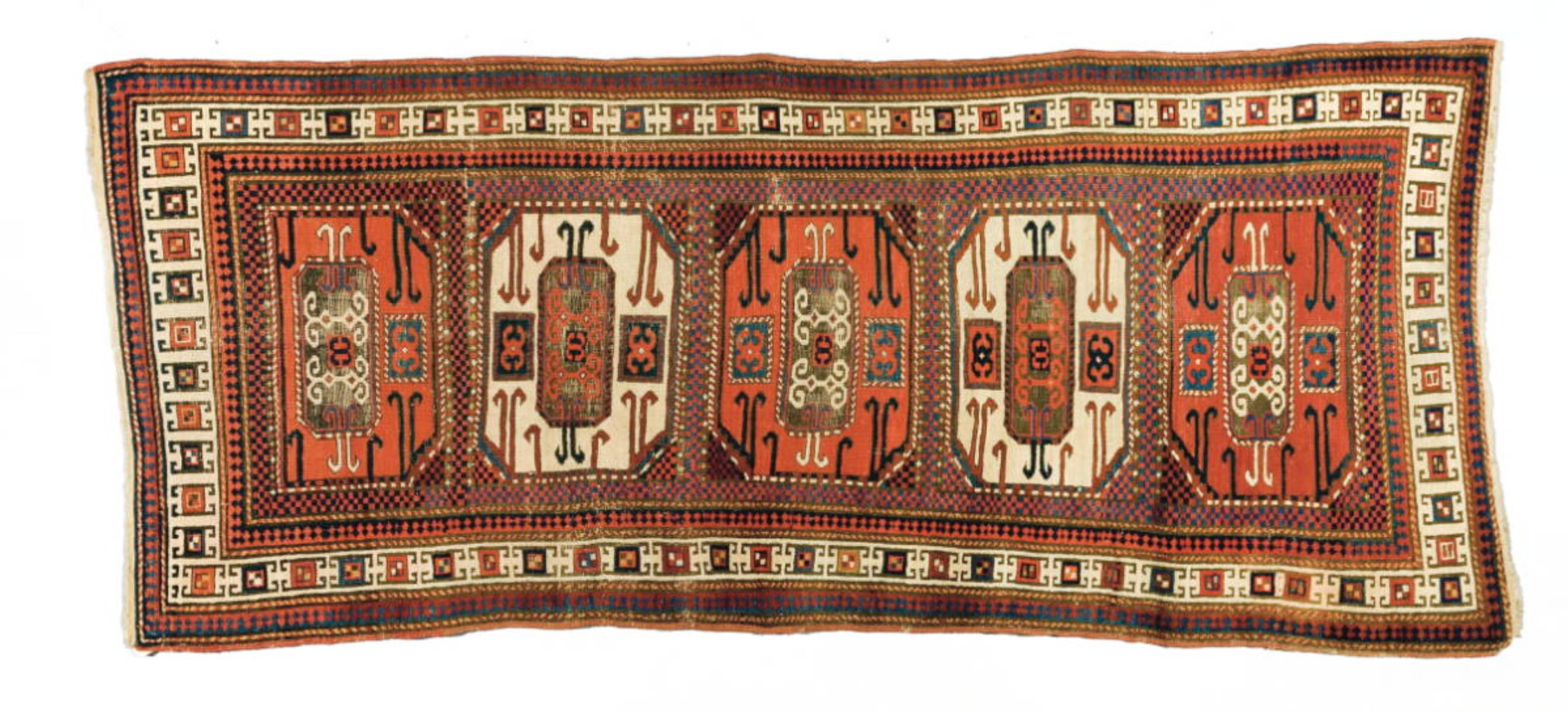 Appraisal: KARACHOPT KAZAK RUG SOUTHWEST CAUCASUS EARLY TWENTIETH CENTURY Having three