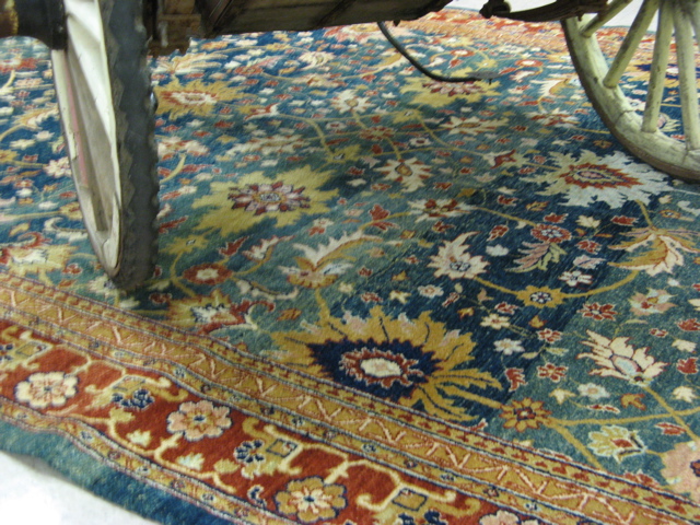 Appraisal: HAND KNOTTED ORIENTAL WOOL CARPET Pakistani Persian overall floral design