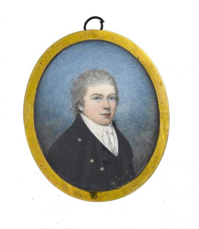 Appraisal: FOLLOWER OF FREDERICK BUCK A YOUNG MAN in a black