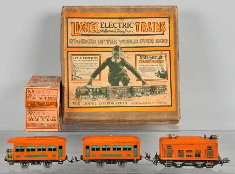 Appraisal: Lionel O Gauge No Train Set Description American Pre-war Includes