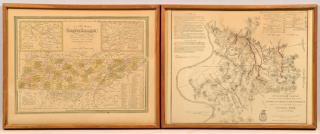 Appraisal: Nashville Battlefields and TN Map Two Tennessee related maps st