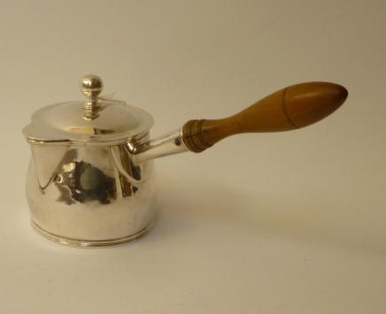 Appraisal: A LATE GEORGE III BRANDY PAN AND COVER maker Peter