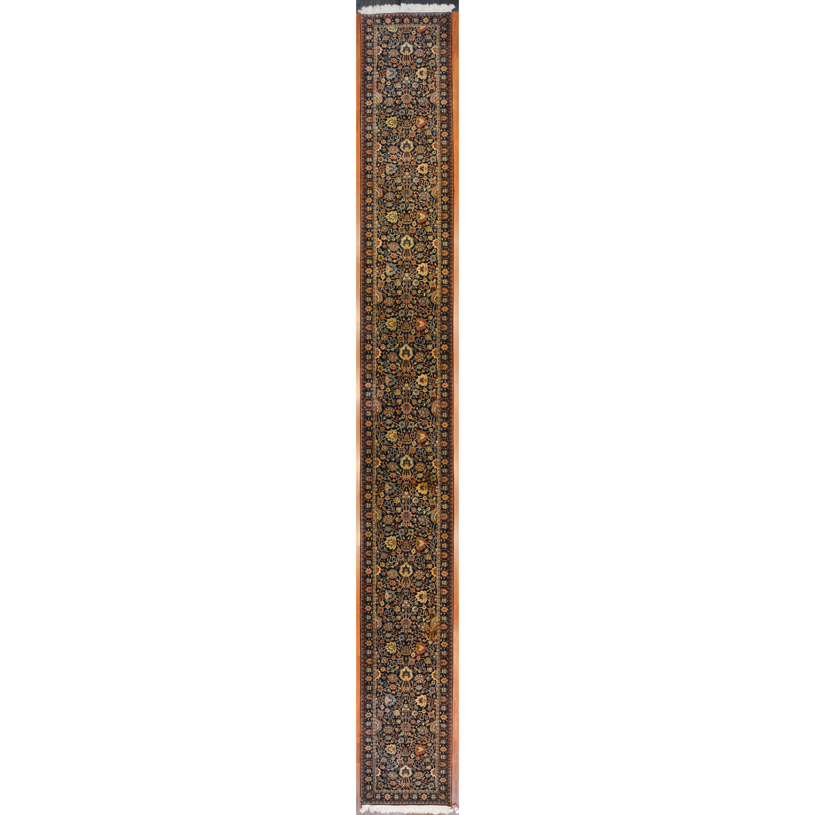 Appraisal: INDO BIJAR RUNNER INDIA X Fourth quarter- th century hand-knotted