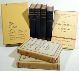 Appraisal: V John Calvin THEOLOGY Psalms Friedrich Von Hugel Gifford Lectures