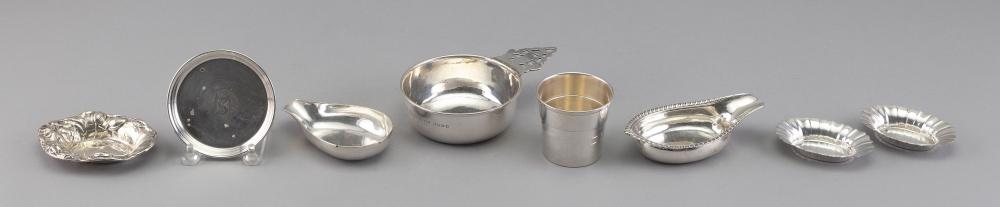 Appraisal: EIGHT STERLING SILVER SMALL TABLEWARES APPROX TROY OZ EIGHT STERLING