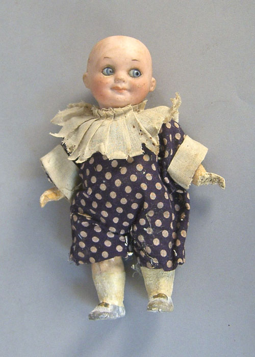 Appraisal: Armand Marsaille bisque head doll late th c having googly