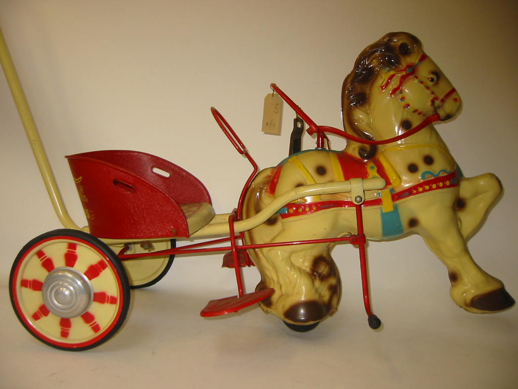 Appraisal: A Mobo Pony Express tricycle in tin plate and tubular