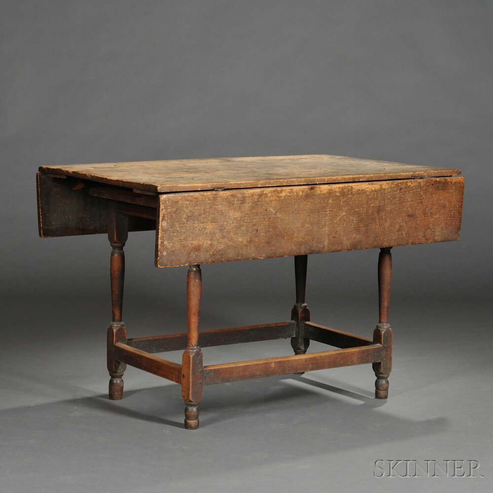 Appraisal: Maple and Pine Drop-leaf Table Massachusetts early th century the