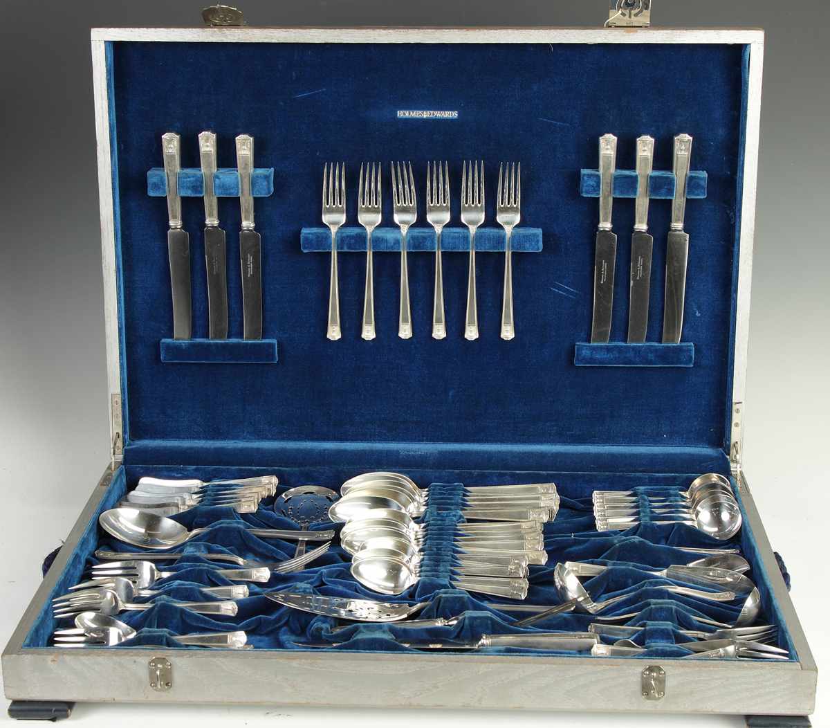 Appraisal: Holmes Edwards Silver Plate Flatware Set for serving pcs Place