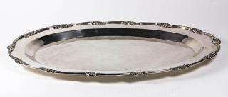 Appraisal: Peruvian sterling silver tray troy oz Peruvian sterling silver tray